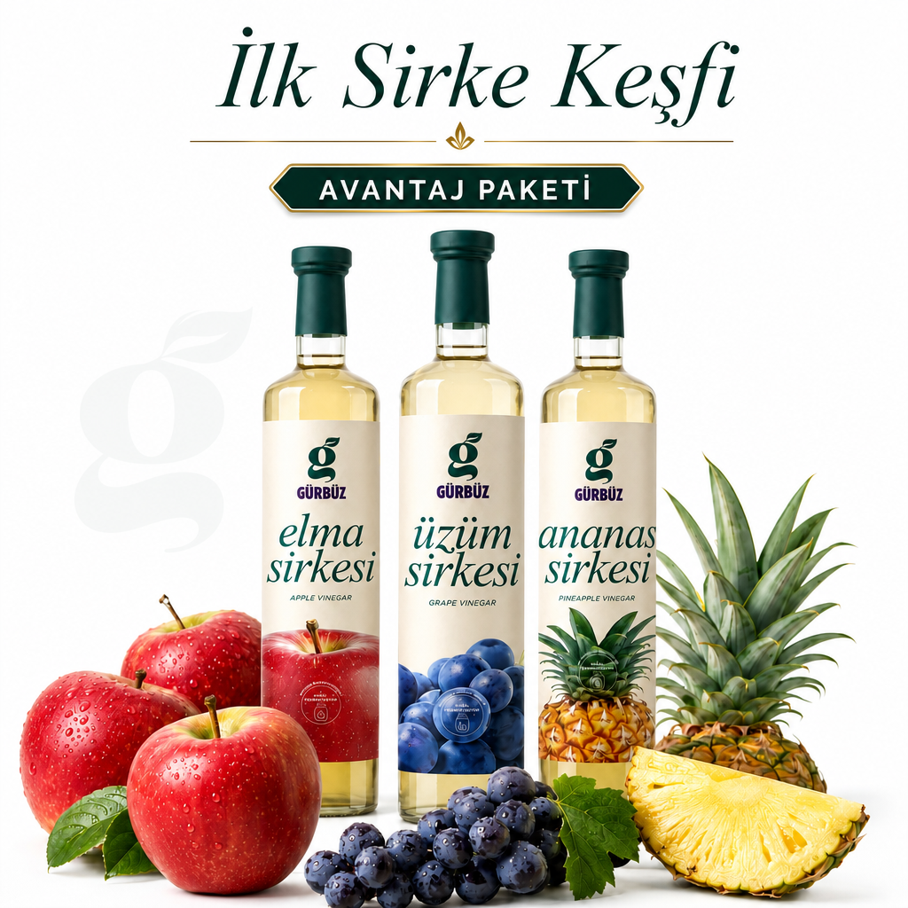 İlk Sirke Keşfi 3’lü Avantaj Paketi İlk Sirke Keşfi 3’lü Avantaj Paketi